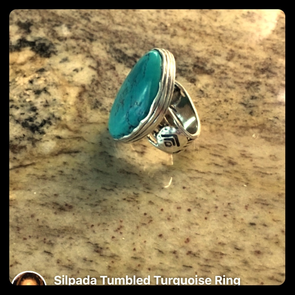 Silpada Tumbled Turquoise Vintage Retired
